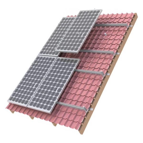 Sistem de montare solara pentru acoperis rezidential